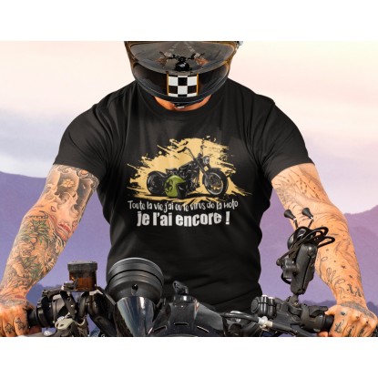 T-shirt vintage humour moto