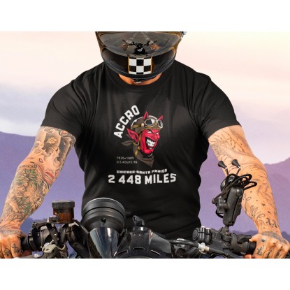 T-shirt moto RN66 2448 miles