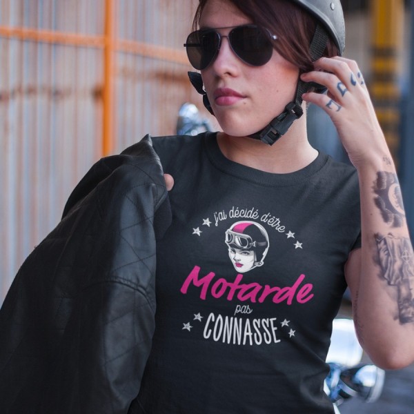 Tee shirt moto femme motarde
