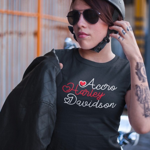 T shirt moto femme Harley Davidson
