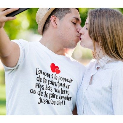 t shirt amour Saint Valentin