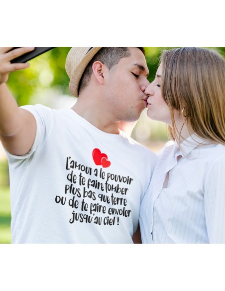 t shirt amour Saint Valentin