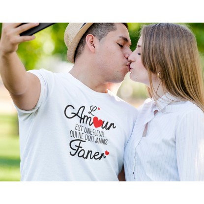 Tee shirt amour femme Saint Valentin 2
