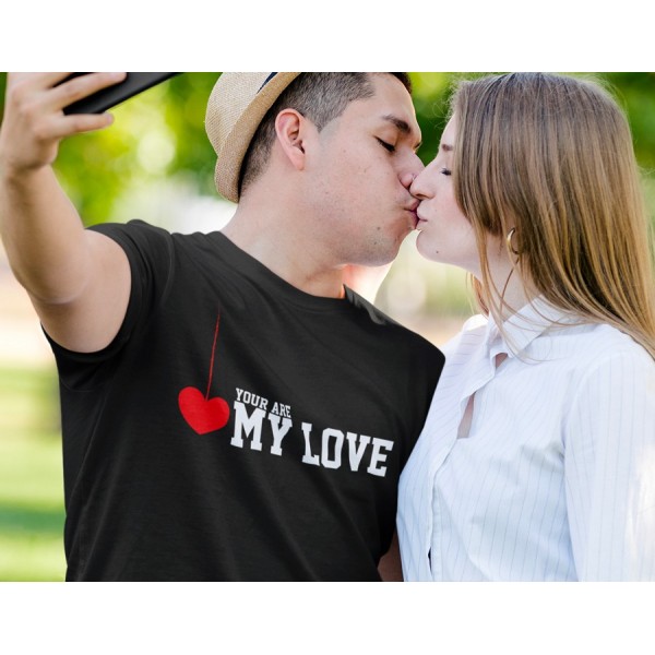 Tee shirt marque amour pour la Saint Valentin