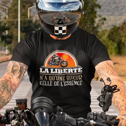 Tee shirt homme humour motard
