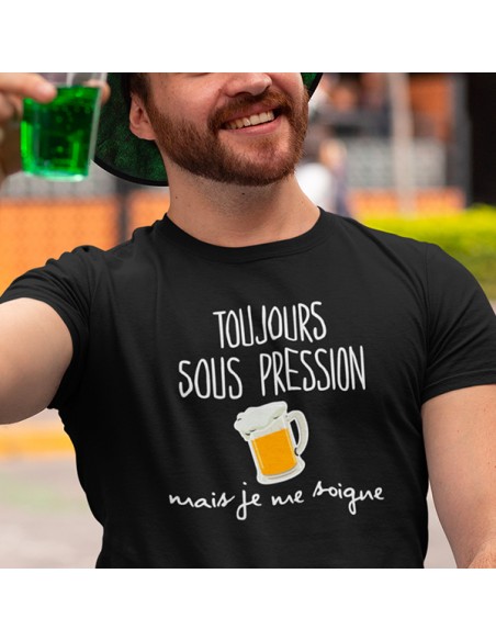 Tee-shirt apéro Toujours sous pression