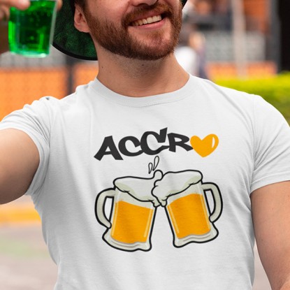 Humour tee shirt Accro à la bière