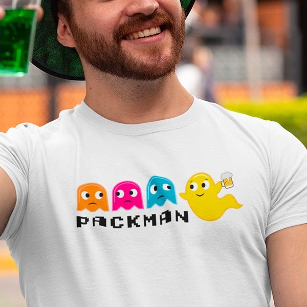 T shirt humour apéro Packman