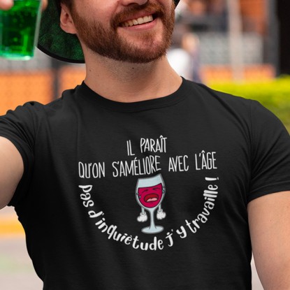 T-shirt Humour Boxe Anglaise - Cadeau Original Pour Boxeur, Fan De Sports De Combat - Idée Apéro