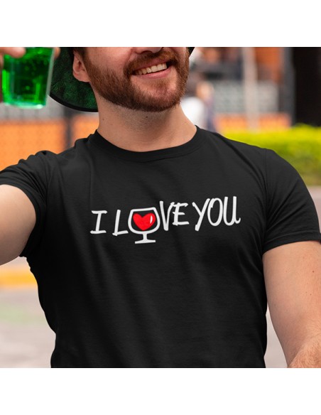 Tee shirt homme apéro i love you