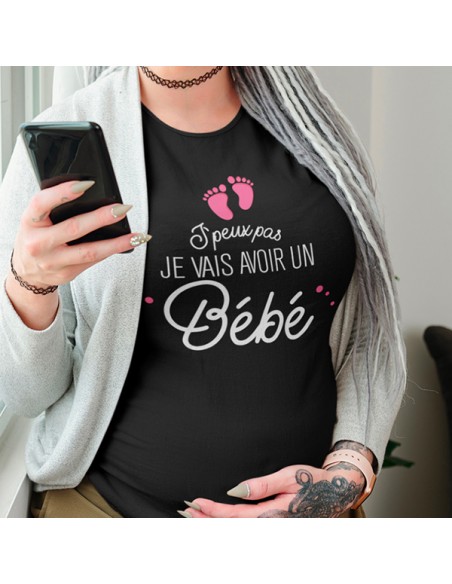 Tee shirt grossesse humour pas cher