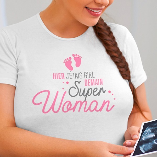 Tee shirt humour femme enceinte
