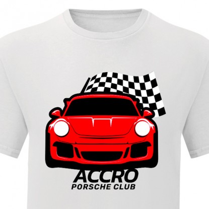 T shirt marque auto Porsche Club