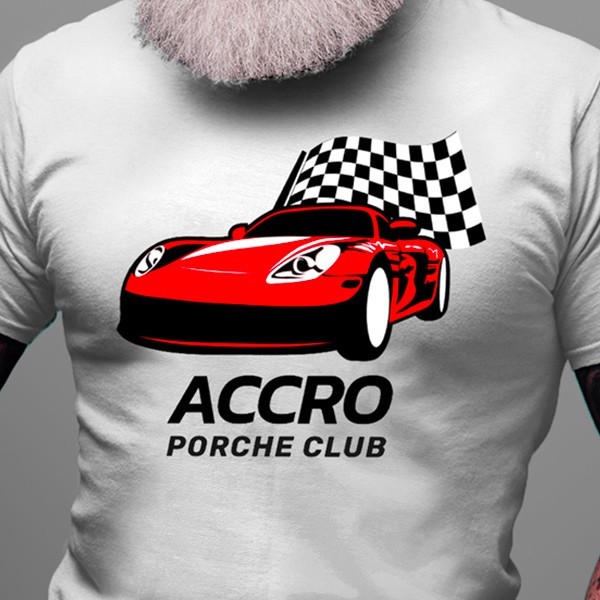 Tee shirt sport auto Accro Porsche Club