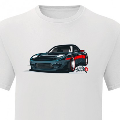 T shirt auto tuning sportive