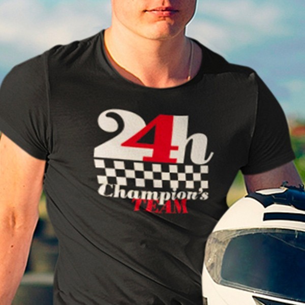 T shirt auto 24 heures champion's team