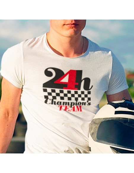 Tee shirt auto 24 heures champion's team