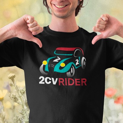 T-shirt auto 2cv Citroen
