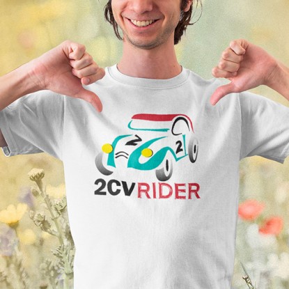 T-shirt auto 2cv Citroen 2