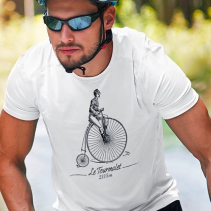 T-shirt vélo légendaire Le Tourmalet