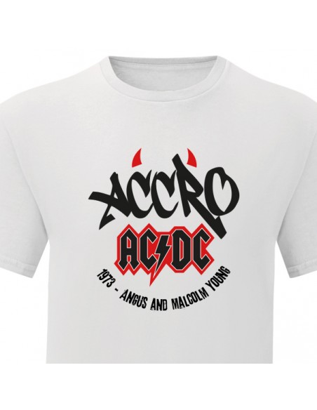 Tee shirt acdc humour