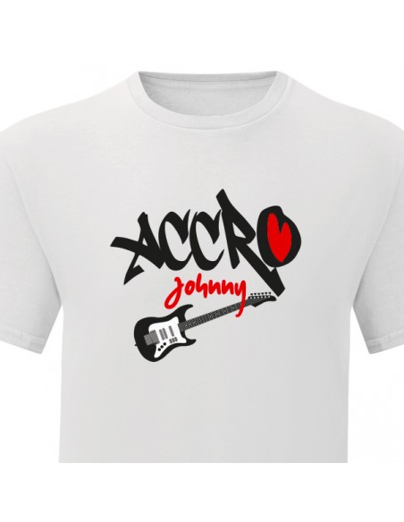 T-shirt accro Johnny Haliday