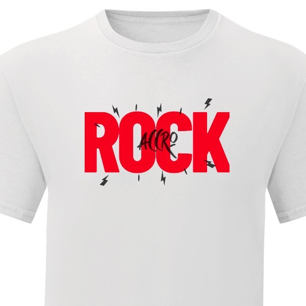 T-shirt accro du rock