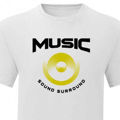 Tee shirt music sound surround 2