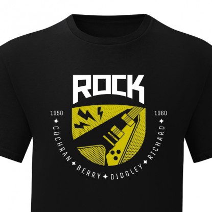 T shirt rock vintage homme 2