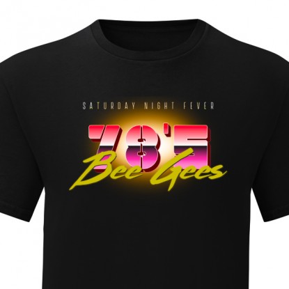 Tee shirt Bee Gees Saturday night fever