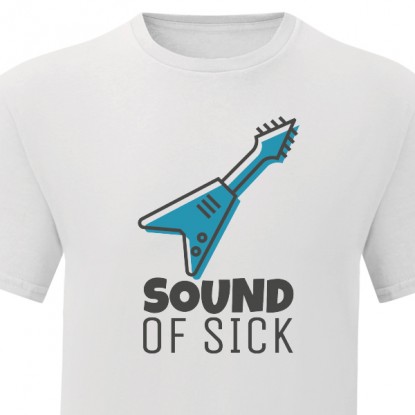 Tee shirt musique sound of sick