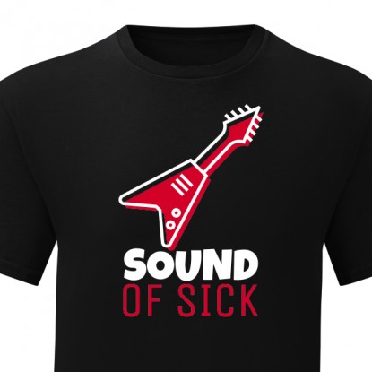Tee shirt musique sound of sick 2