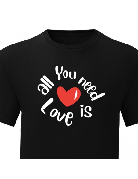 Tee shirt musique all you need is love