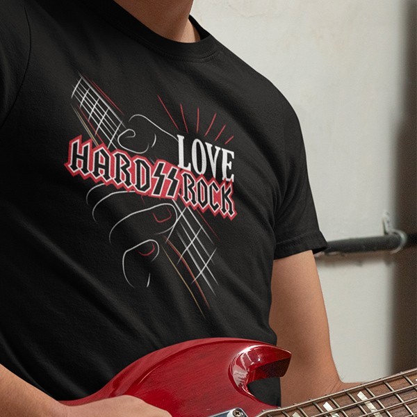 Tee shirt musique Love Hard Rock Kiss