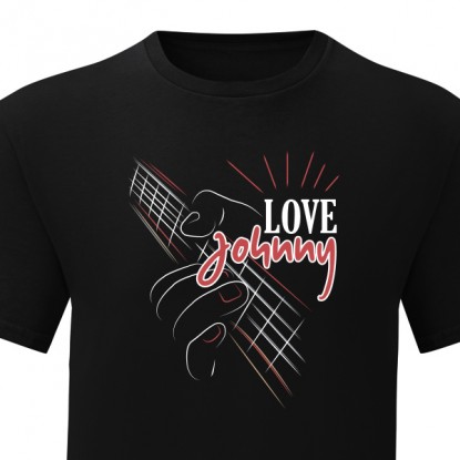Tee shirt musique Love Johnny Halliday 2