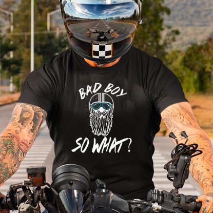 T-shirt biker bad boy