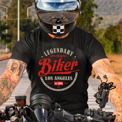 T-shirt moto Legendary biker