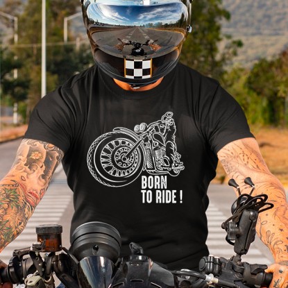 T-shirt moto homme Born to Ride