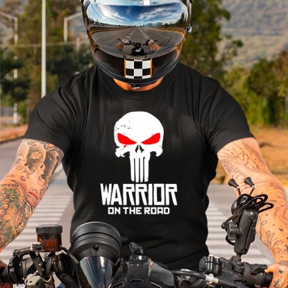 T-shirt moto homme warrior