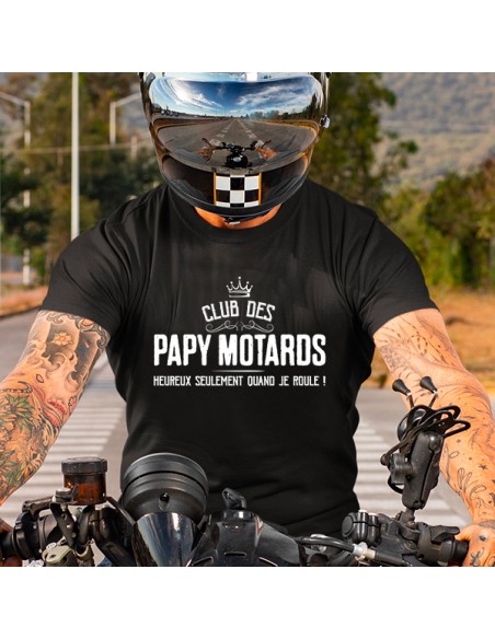 Motard Homme Moto Retraite Cadeau Motorcycle Motards Art Print