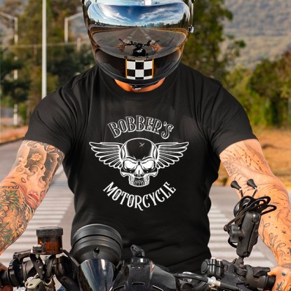 T-shirt moto pour bobber