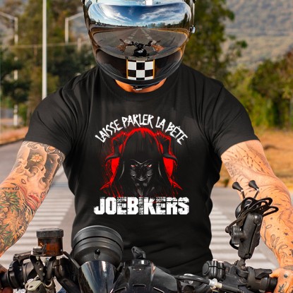 T-shirt moto biker diable