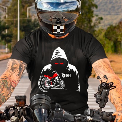 Tee shirt moto Rebel