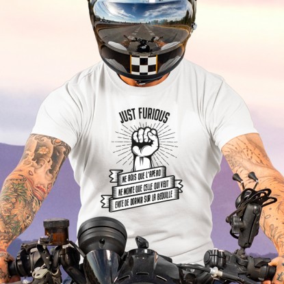 T-shirt moto just furious