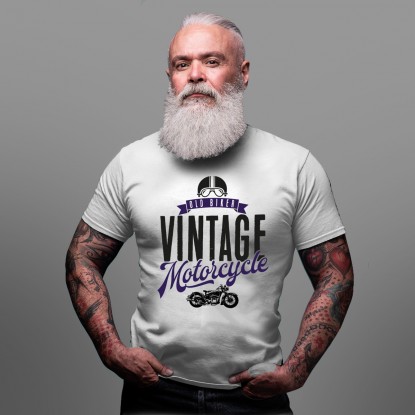 Tee shirt vintage moto homme 2