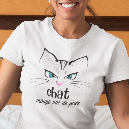 Tee-shirt humour chat