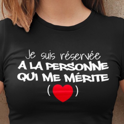 T-shirt femme humour amour