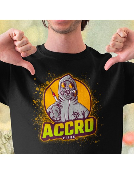 tee shirt Accro virus