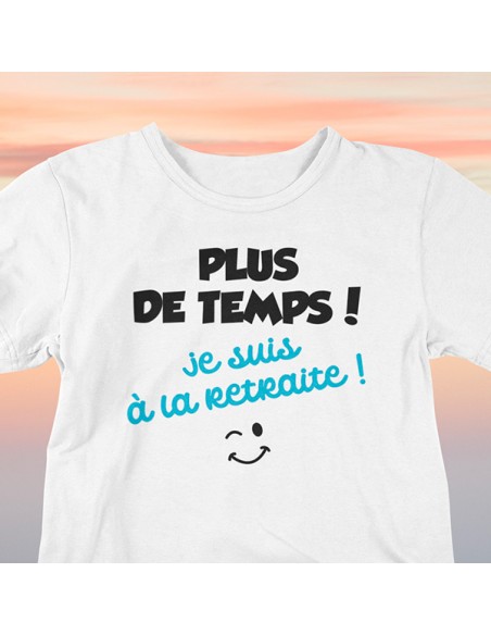 Tee shirt homme humour retraite