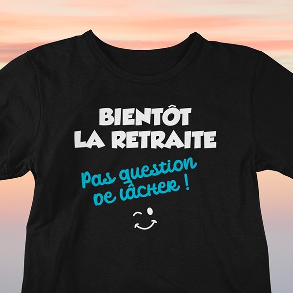 Tee shirt humour homme retraite